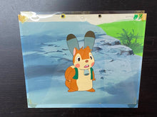 Load image into Gallery viewer, Bannertail: The Story of Gray Squirrel (1979) - Original animation cel with master painted background