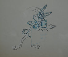Load image into Gallery viewer, Looney Tunes - Original animation cel and drawing of Wile E. Coyote, Framed