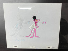 Load image into Gallery viewer, Pink Panther original animation cel and drawing