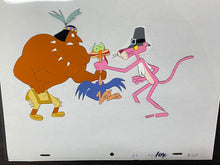 Load image into Gallery viewer, Pink Panther original animation cel and drawing