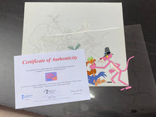 Load image into Gallery viewer, Pink Panther original animation cel and drawing