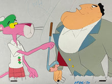 Load image into Gallery viewer, Pink Panther original animation cel and drawing
