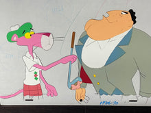 Load image into Gallery viewer, Pink Panther original animation cel and drawing