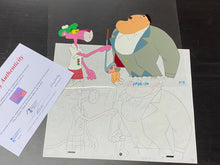 Load image into Gallery viewer, Pink Panther original animation cel and drawing