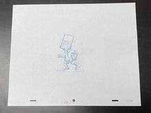 Load image into Gallery viewer, The Simpsons - Original drawing of Bart Simpson (90's)
