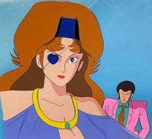 Load image into Gallery viewer, Lupin III - Original animation cels with painted background