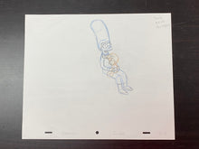 Load image into Gallery viewer, The Simpsons - Original drawing of Marge and Maggie Simpson