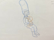 Load image into Gallery viewer, The Simpsons - Original drawing of Marge and Maggie Simpson