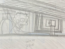 Load image into Gallery viewer, The Simpsons - Original drawing of Lisa Simpson