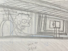 Load image into Gallery viewer, The Simpsons - Original drawing of Lisa Simpson