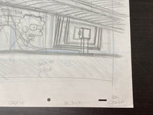 Load image into Gallery viewer, The Simpsons - Original drawing of Lisa Simpson