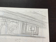 Load image into Gallery viewer, The Simpsons - Original drawing of Lisa Simpson