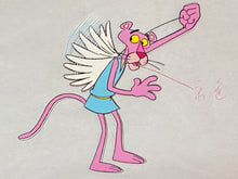 Load image into Gallery viewer, Pink Panther original animation cel and drawing
