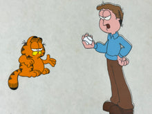 Load image into Gallery viewer, Garfield - Original animation cel and drawing
