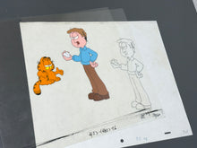 Load image into Gallery viewer, Garfield - Original animation cel and drawing
