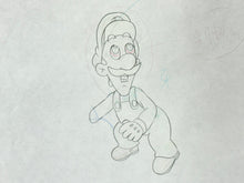 Load image into Gallery viewer, The Super Mario Bros. Super Show! (1989) - Original Animation Drawing of Luigi