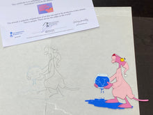 Load image into Gallery viewer, Pink Panther original animation cel and drawing