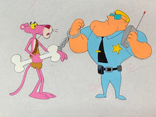 Load image into Gallery viewer, Pink Panther original animation cel and drawing
