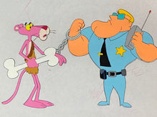 Load image into Gallery viewer, Pink Panther original animation cel and drawing