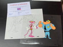 Load image into Gallery viewer, Pink Panther original animation cel and drawing