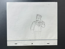 Load image into Gallery viewer, The Simpsons - Original drawing of Kent Brockman