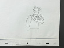 Load image into Gallery viewer, The Simpsons - Original drawing of Kent Brockman