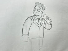 Load image into Gallery viewer, The Simpsons - Original drawing of Kent Brockman
