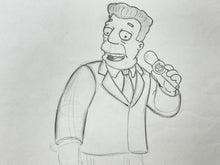 Load image into Gallery viewer, The Simpsons - Original drawing of Kent Brockman