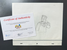 Load image into Gallery viewer, The Simpsons - Original drawing of Kent Brockman