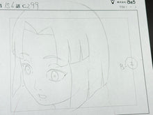 Load image into Gallery viewer, Naruto - Original drawing of Hinata Hyuga, on Studio Pierrot paper!
