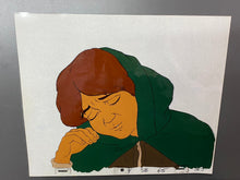 Load image into Gallery viewer, The Lord of the Rings (1978) - Original Animation Drawing and Cel of Frodo