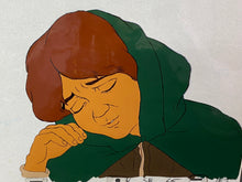 Load image into Gallery viewer, The Lord of the Rings (1978) - Original Animation Drawing and Cel of Frodo