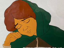 Load image into Gallery viewer, The Lord of the Rings (1978) - Original Animation Drawing and Cel of Frodo