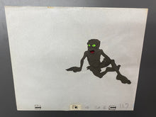 Load image into Gallery viewer, The Lord of the Rings (1978) - Original Animation Drawing and Cel of Gollum