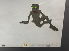 Load image into Gallery viewer, The Lord of the Rings (1978) - Original Animation Drawing and Cel of Gollum