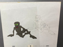 Load image into Gallery viewer, The Lord of the Rings (1978) - Original Animation Drawing and Cel of Gollum