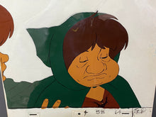 Load image into Gallery viewer, The Lord of the Rings (1978) - Original Animation Drawing and Cel of Sam