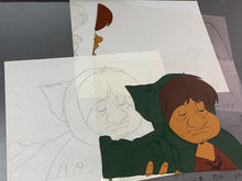 Load image into Gallery viewer, The Lord of the Rings (1978) - Original Animation Drawing and Cel of Sam