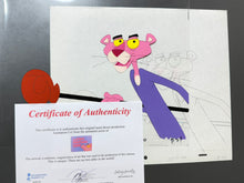 Load image into Gallery viewer, Pink Panther - Original animation cel and drawing