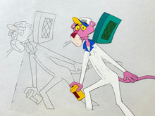 Load image into Gallery viewer, Pink Panther - Original animation cel and drawing