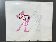 Load image into Gallery viewer, Pink Panther - Original animation cel and drawing