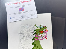 Load image into Gallery viewer, Pink Panther - Original animation cel and drawing
