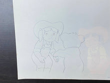 Load image into Gallery viewer, Monarch: The Big Bear of Tallac (Jacky and Nuca) (1977) - Original animation cel and drawing
