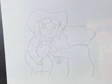 Load image into Gallery viewer, Monarch: The Big Bear of Tallac (Jacky and Nuca) (1977) - Original animation cel and drawing
