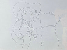 Load image into Gallery viewer, Monarch: The Big Bear of Tallac (Jacky and Nuca) (1977) - Original animation cel and drawing