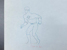 Load image into Gallery viewer, The Superman/Aquaman Hour of Adventure - Original animation drawing of Flash