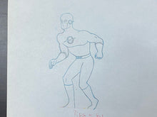 Load image into Gallery viewer, The Superman/Aquaman Hour of Adventure - Original animation drawing of Flash
