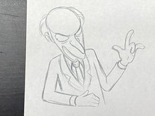 Load image into Gallery viewer, The Simpsons - Original drawing of Montgomery Burns