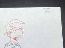 Load image into Gallery viewer, The Simpsons - Original drawing of Milhouse Van Houten