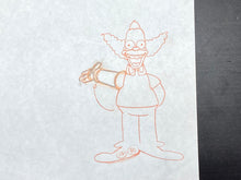 Load image into Gallery viewer, The Simpsons - Original drawing of Krusty the Clown